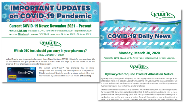 COVID-19 Newsfeed and Email Digests Developed